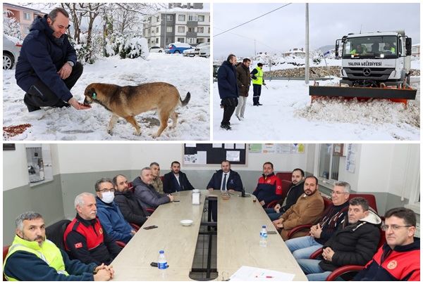 YALOVA BELEDİYESİ EKİPLERİ 24 SAAT HAZIR KITA