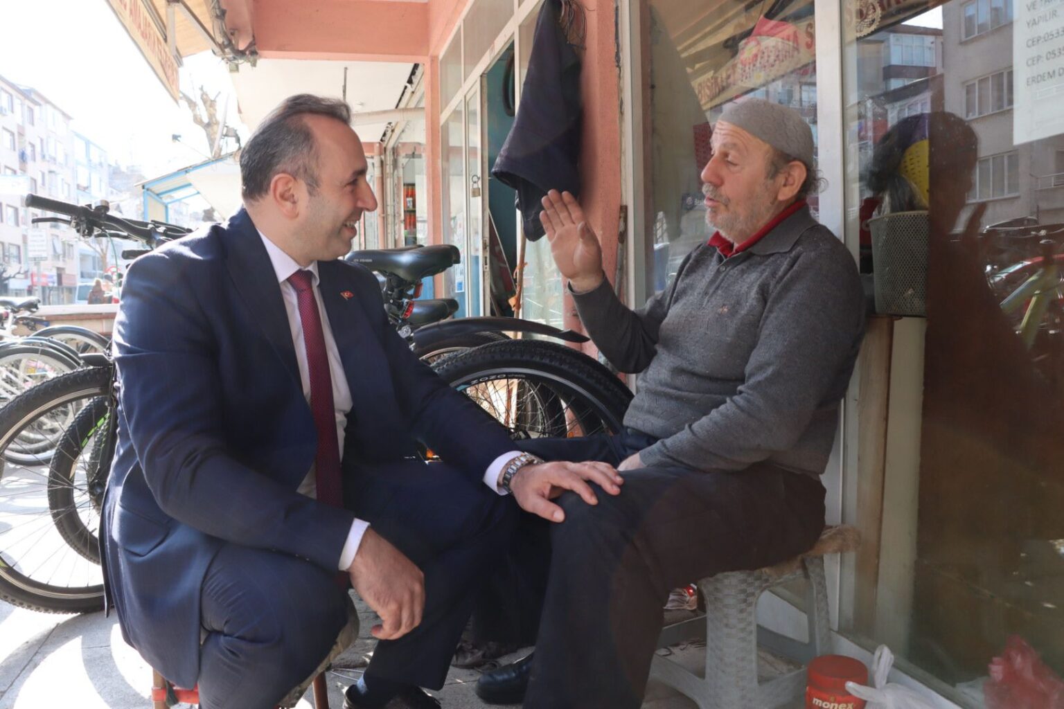 TUTUK, MİMAR SİNAN CADDESİ ESNAFINI ZİYARET ETTİ