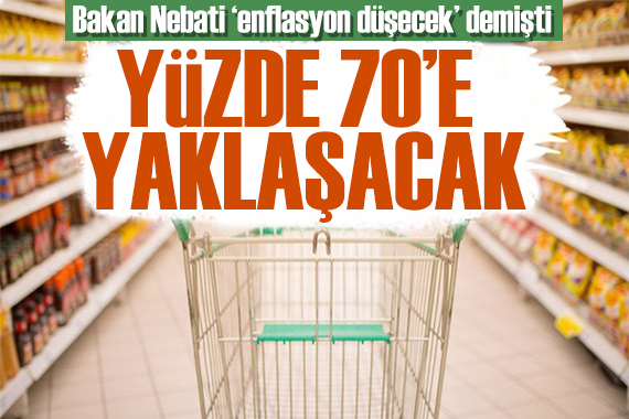 Bakan Nebati ‘düşecek’ demişti! Enflasyon beklentisi yükseliyor