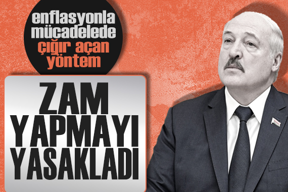 Belarus Devlet Başkanı Lukaşenko’dan enflasyonla mücadelede sıra dışı uygulama!